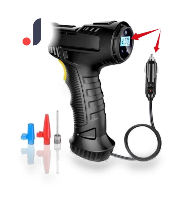 Smart Digital Display Tire Pump and Pressure Monitor — Pressure Gauges, Popular House