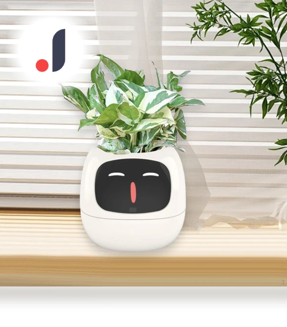 Smart Flower Pot with Robot Navigator — Artificial Plants, HappyToy