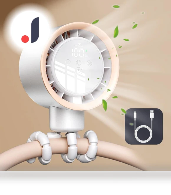 Smart Oscillating Stroller Fan — Stroller Fans, Sugar In
