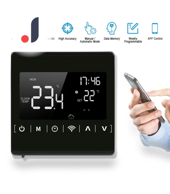 Wi-Fi Smart Thermostat — Home Climate Control, Koogeelife