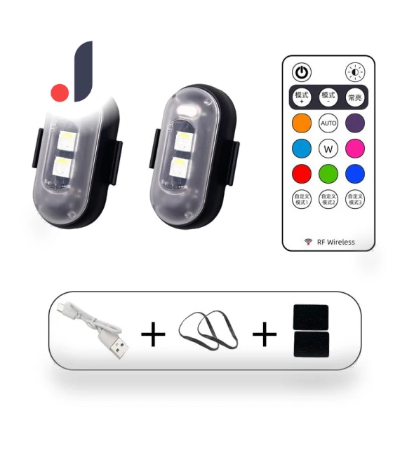 Wireless Remote Control Strobe Light — Vehicle Safety Signals, Etruston008