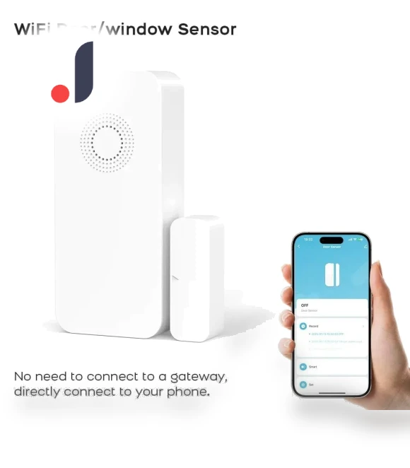 Wireless Smart Door Sensor — Smart Home Security, jiatongdiji