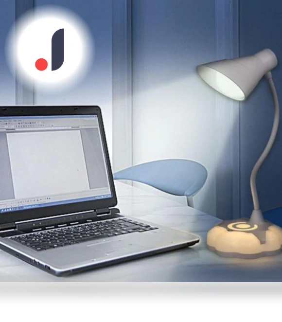 Creative Eye-Protection Desk Lamp with USB Charging — Study & Desk Lighting, L.RIDING PULO