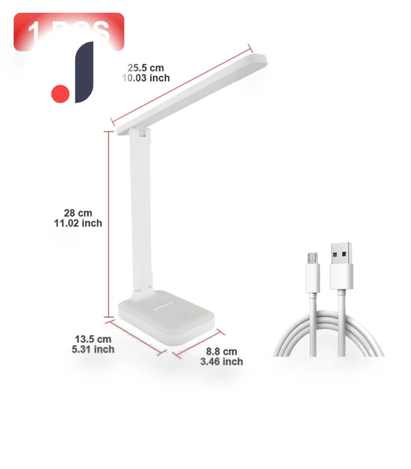 Dual Head Multifunctional Foldable LED Desk Lamp — Study & Desk Lighting, Pawell