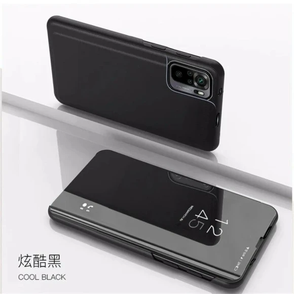 Leather Smart Mirror Magnetic Flip Phone Case — Flip Cases, case-A1