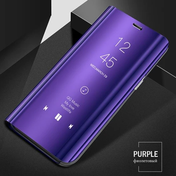 Luxury Smart Mirror Flip Cover — Screen Protectors, CASE-FE1