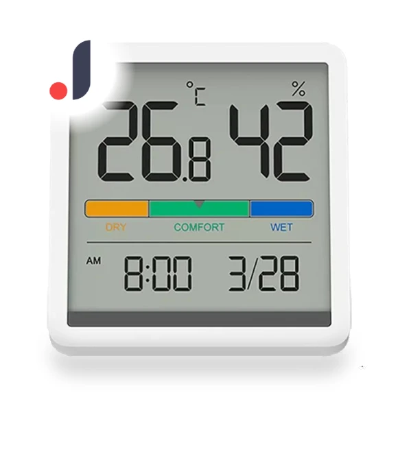 Silent Watch with Temperature and Humidity Measurement — Home Climate Control, Xiaomi