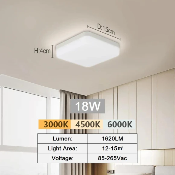 Smart LED Ceiling Light — Overhead Lighting, Cosy Homes