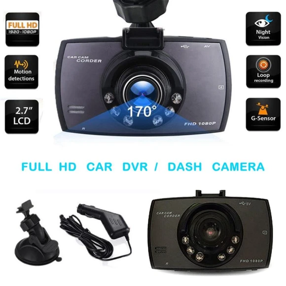 2.4-inch Car Dash Cam with IR Camera — Dashboard Cameras, LIAESMART