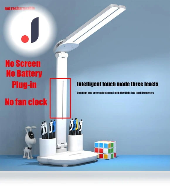 2-in-1 LED Desk Lamp with Fan — Desk Lamps, Binchi Lighting Appliances