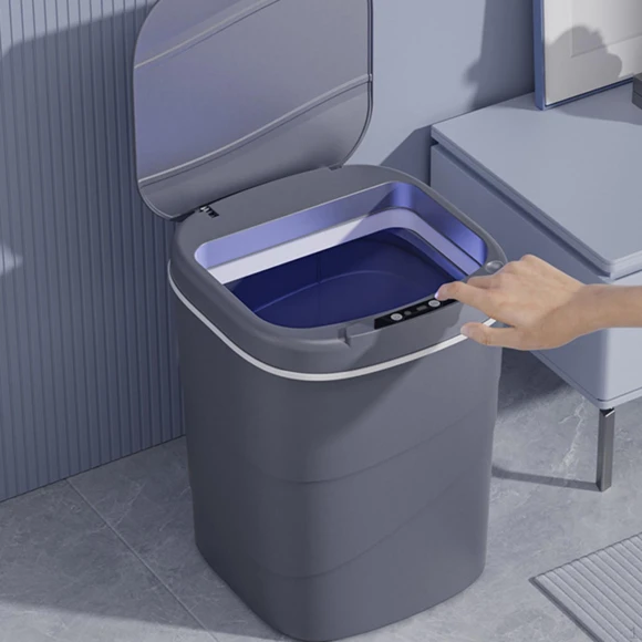 Automatic Trash Bin for Bathroom — Waste Baskets, HappyToy
