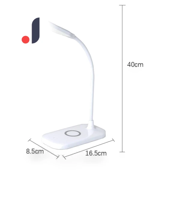 LED Desk Lamp with Wireless Charger — Study & Desk Lighting, Binchi Lighting Appliances