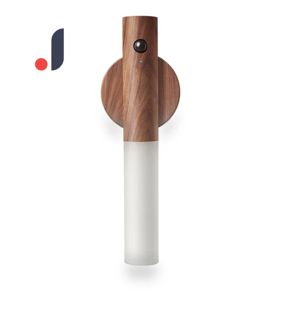 LED USB Magnetic Wooden Wireless Night Light — Night Lights, OuuZuu