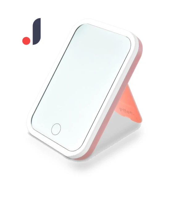 Mini LED Touch Makeup Mirror — Compact & Travel, Health oo Beauty