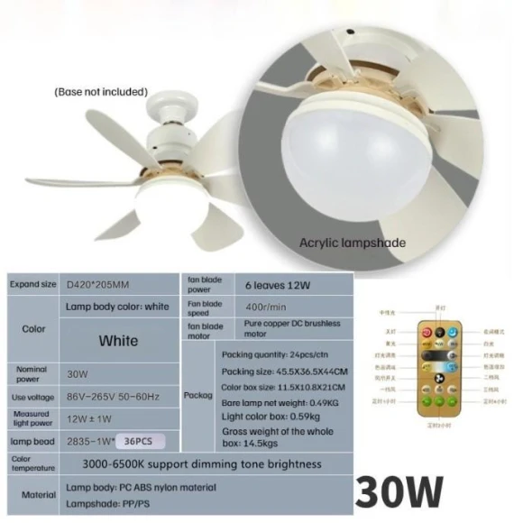 Smart Ceiling Fan with LED Lighting — Ceiling Fan Lighting Solutions, Sea Global