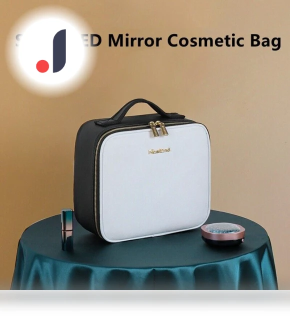 Smart LED Cosmetic Bag with Mirror — Cosmetic Cases, Makeup Kits