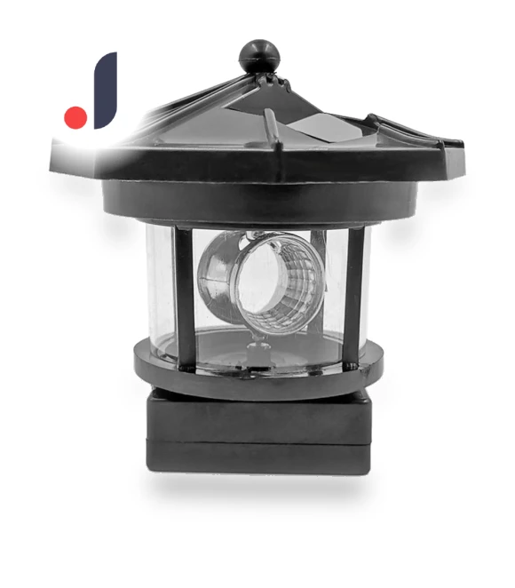 Solar LED Beacon Light — Garden Illumination, Warm home textiles