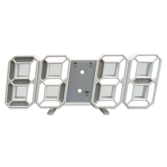 3D Mini LED Digital Wall Clock — Clocks, Lighting Life Hub
