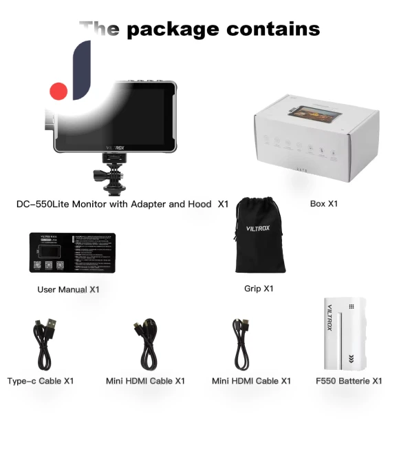 5.5-inch Touch Video Monitor — Camcorder, VILTROX