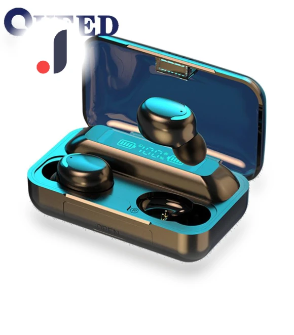 Bluetooth Headset with Touch Screen and Digital Display — Audio Gear, QUEED