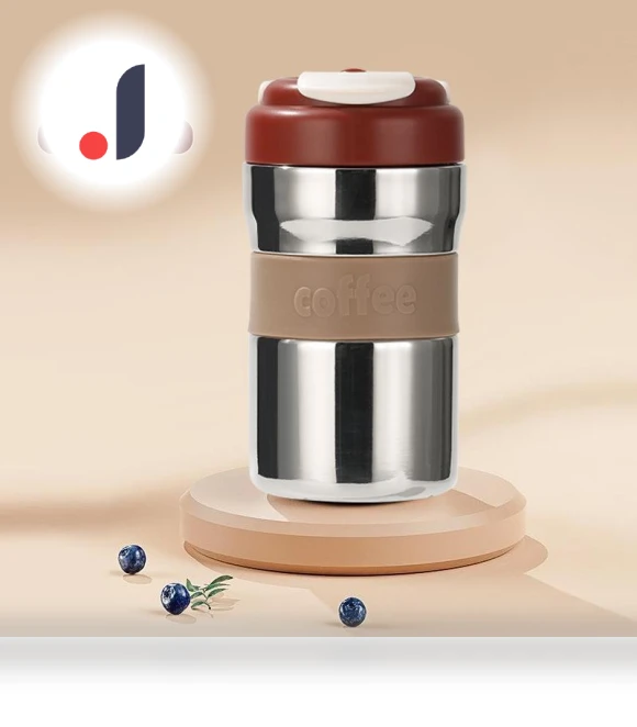 Ceramic Inner Coffee Cup with Smart Display — Beverage Warmers, Binchi Fitness