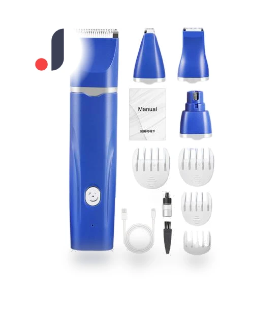 Dog Grooming Kit with Nail Clipper 4 in 1 — Hair Clippers, Love Pet House