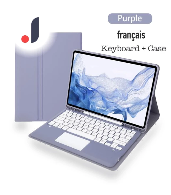 Portable Detachable Touch Bluetooth Keyboard TPU Case — Keyboard Cases, HZ-C