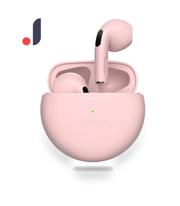 Pro 6 TWS Bluetooth Earbuds — In-Ear Headphones, pffee Phone Accessories