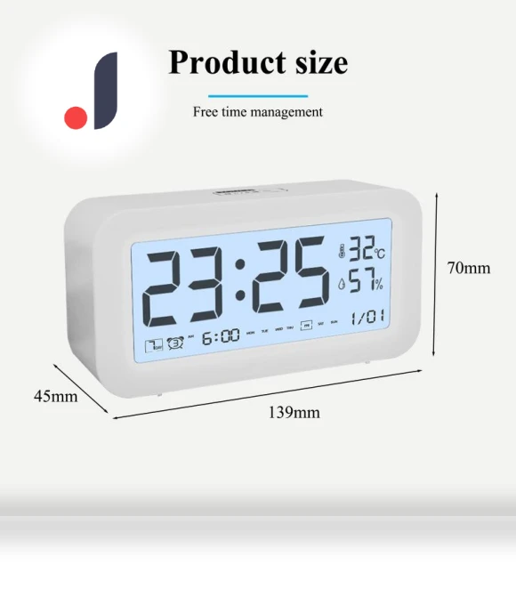 Digital Alarm Clock — Alarms & Clocks, TOP MALL-004