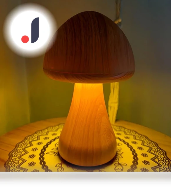 Multicolor LED Mushroom Night Light — Night Lights, Living style