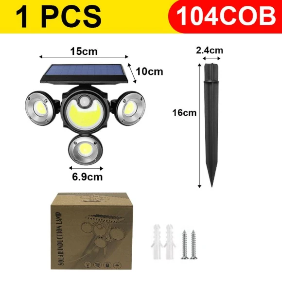 Multifunctional Solar Lamp — Garden Illumination, paweinuo 03
