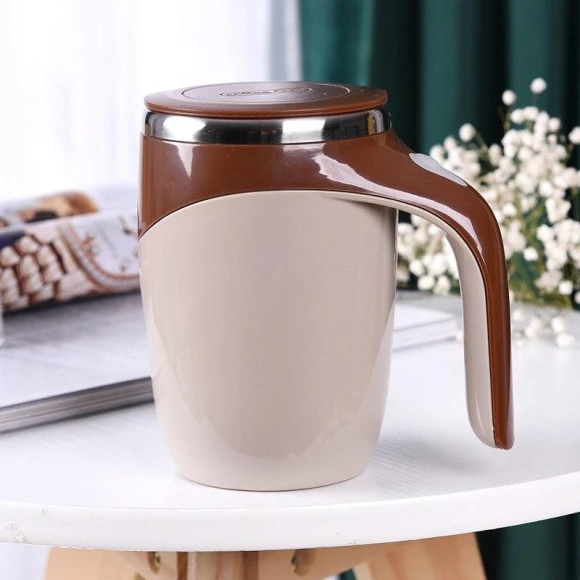 Automatic Self-Stirring Magnetic Mug — Beverage Warmers, TOP HOME-002