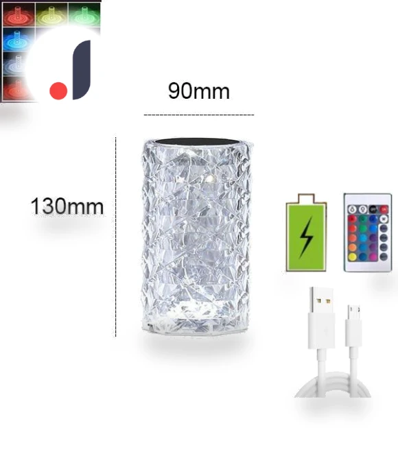 Crystal Table Lamp — Desk & Table Lighting, Refreshing Home