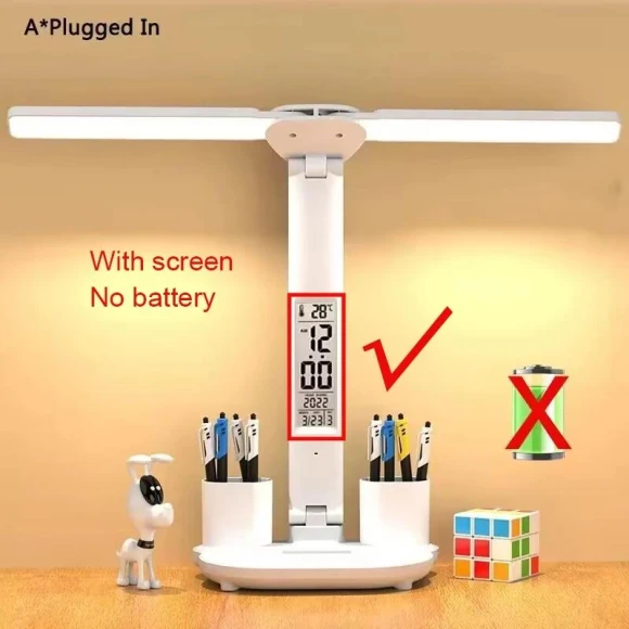 LED Desk Lamp with USB Charging — Study & Desk Lighting, Yiran Furniture