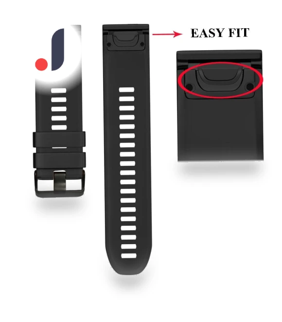 Quick-release silicone watch strap — Smartwatch Accessories, WHOP-A1
