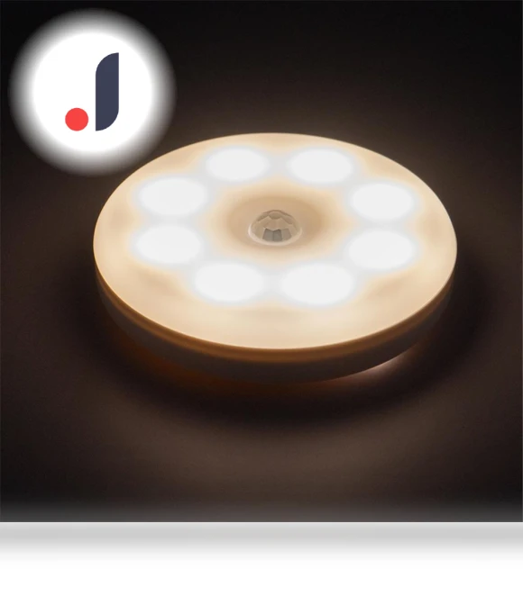 Rechargeable Two-Tone Night Light with Smart Motion Sensor — Night Lights, DC-Home-2