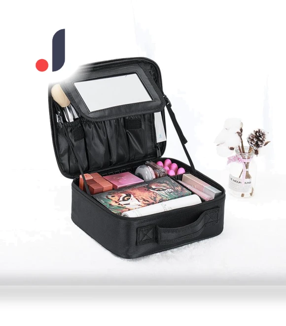 Smart LED Cosmetic Bag with Mirror — Cosmetic Cases, Makeup Kits