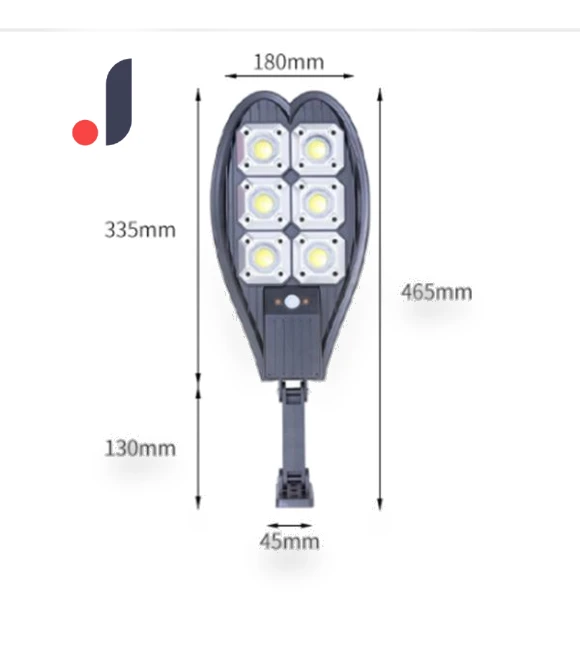 Solar LED Light with Motion Sensor — Outdoor Security & Flood Lighting, Smart Mouse