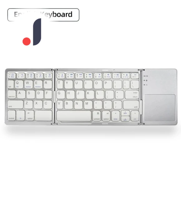 Wireless Foldable Bluetooth Keyboard with Touchpad — Keyboards, Rizy