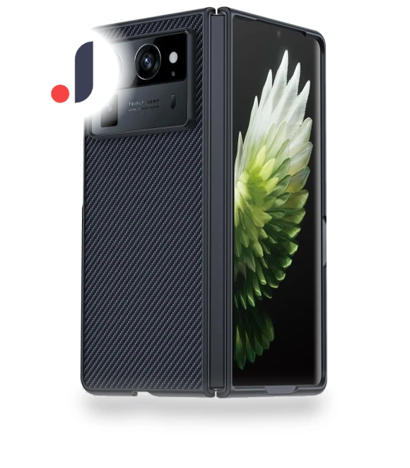 Carbon Fiber Texture Leather + PC Shockproof Case for Foldable Phone — Basic Cases, Smartwatch 2025