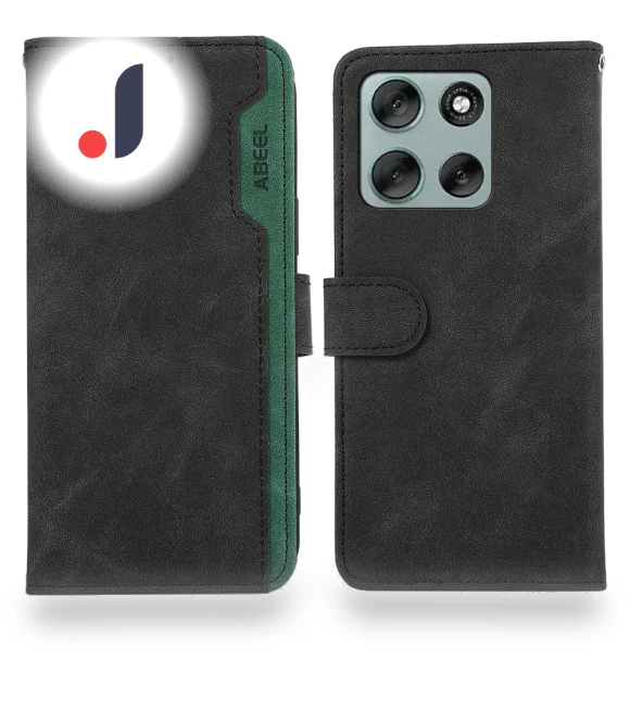 Color Splicing Leather Flip Phone Cover — Flip Cases, ABEEL