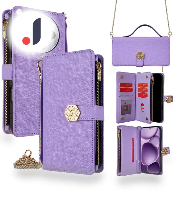 Cross Texture PU Leather+TPU Wallet Phone Cover with Strap — Sleeves, Smartwatch 2025