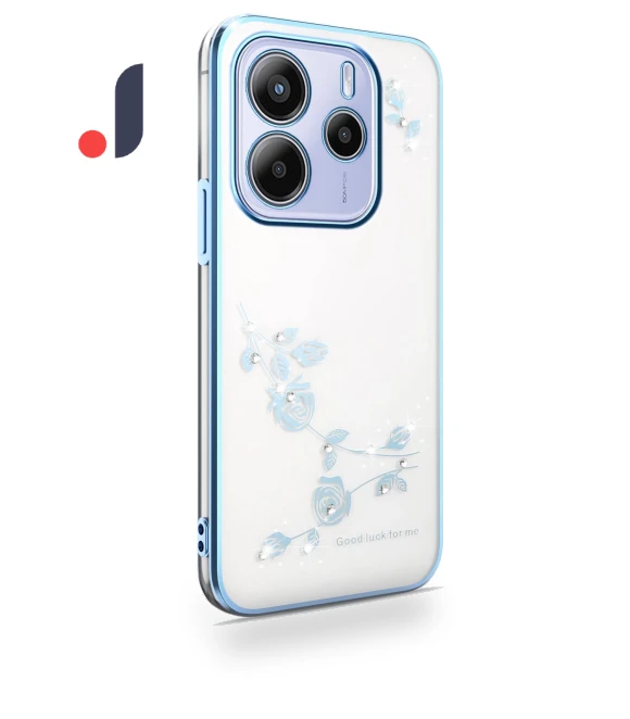 Flower Decor Case with Rhinestones — Mobiles, Smartwatch 2025