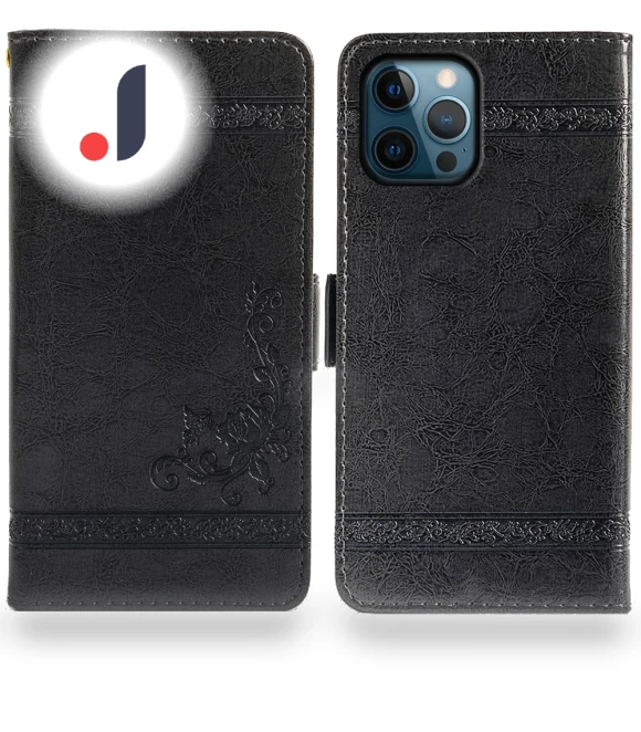 Leather Case Flower Imprint Wallet Phone Cover with Side Buckle — Bumpers, Smartwatch 2025