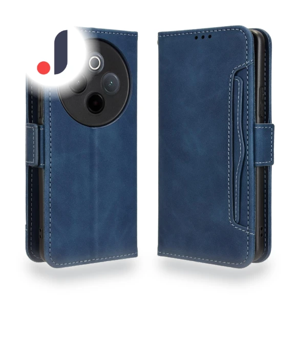 Leather Case Phone Wallet Cover with Multiple Card Slots — Basic Cases, Smartwatch 2025