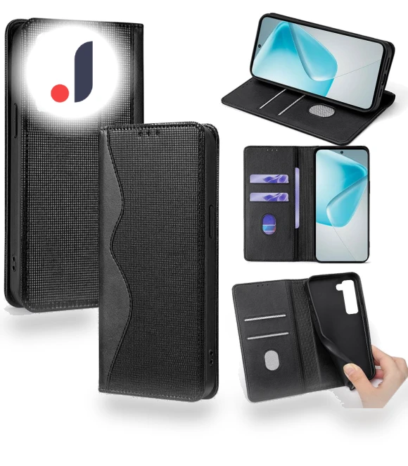 Leather Case Wallet Stand Phone Cover with RFID Blocking — Smartwatch Protectors, Smartwatch 2025