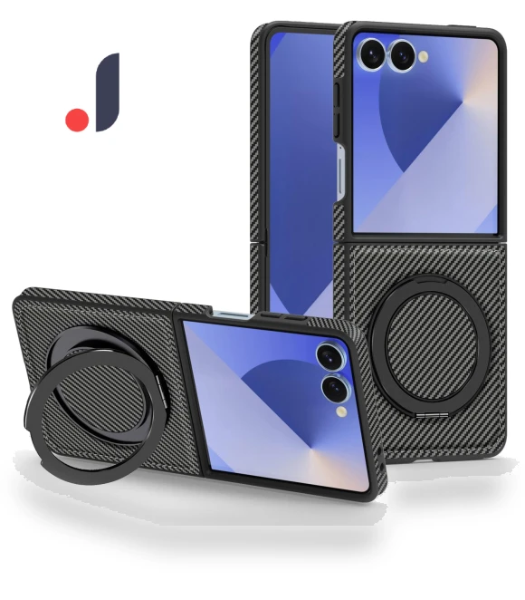 Magnetic Case Carbon Fiber Texture PU+TPU Kickstand Phone Cover — Bumpers, Smartwatch 2025