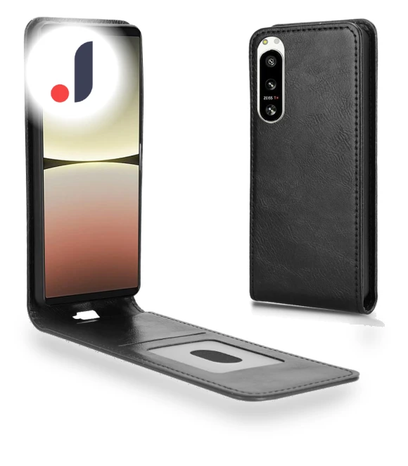 Magnetic Vertical Flip Leather Phone Case with Card Holder — Flip Cases, Smartwatch 2025