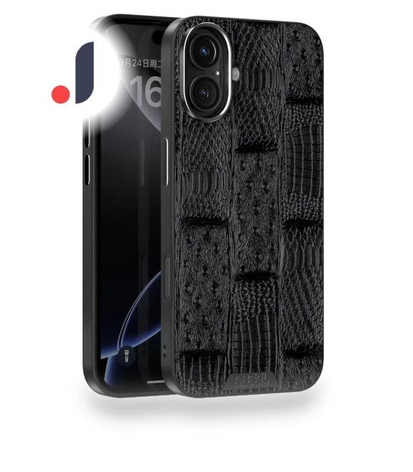 MagSafe Compatible iPhone 16 Case with Animal Texture — Phone Accessories, ABEEL