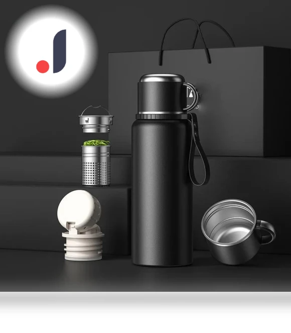 Portable Vacuum Thermos with Tea-Water Separation — Beverage Warmers, DHDH